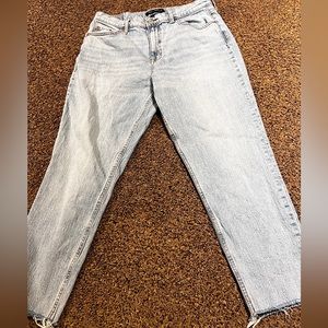 Aeropostale distressed mom jeans